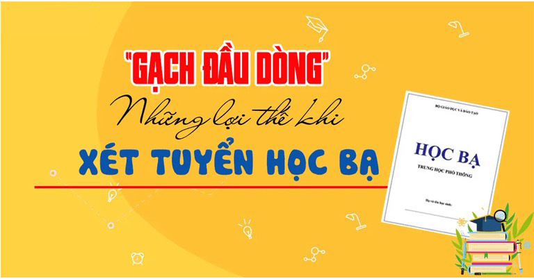 Lợi ích xét tuyển học bạ